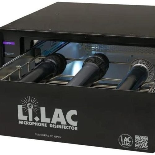 Li.LAC microphone disinfector